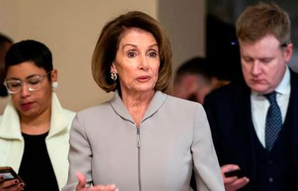 Nancy Pelosi resulta reelegida como presidenta de la Cámara Baja de&nbsp;EE.UU.