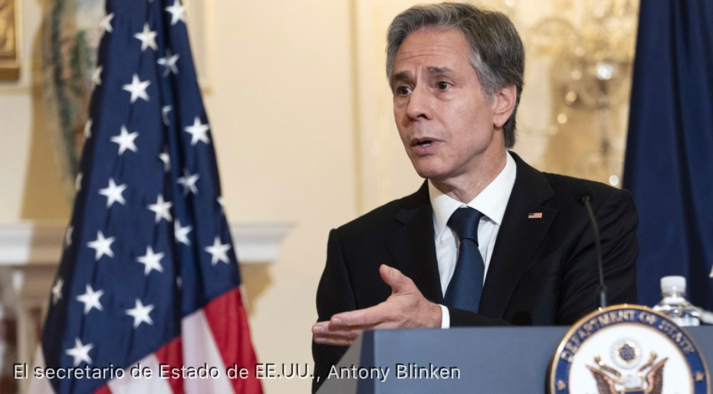 Blinken; «Los ucranianos nos dieron garantías de que no usarán nuestros sistemas de armas contra objetivos en elterritorio de&nbsp;Rusia»