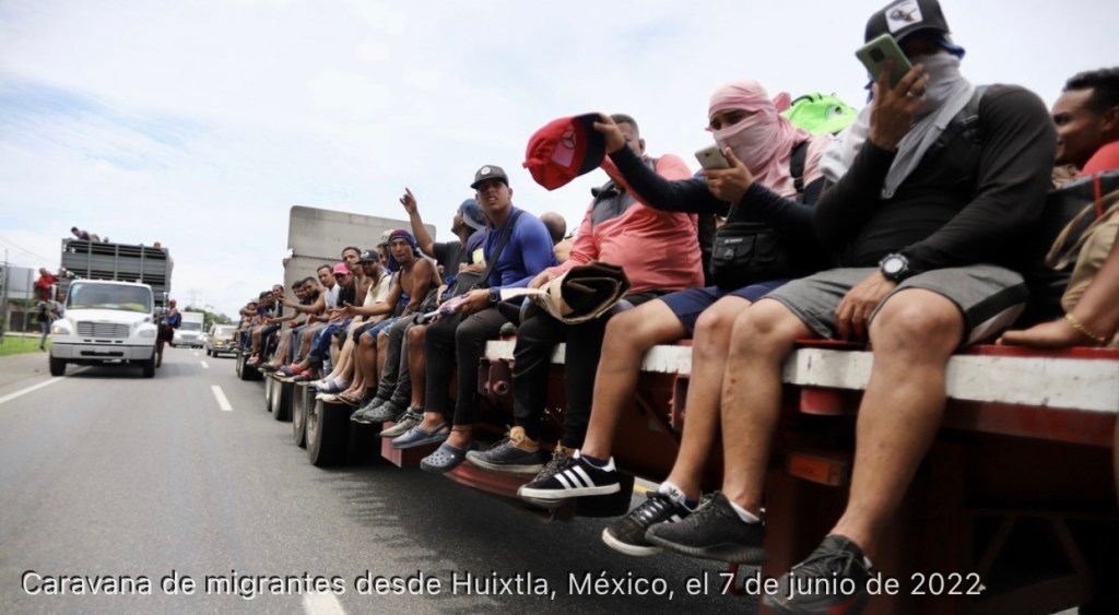 «La frontera está cerrada, no se arriesguen»; La advertencia de EE.UU. a la mayor caravana de migrantes vista hasta&nbsp;ahora