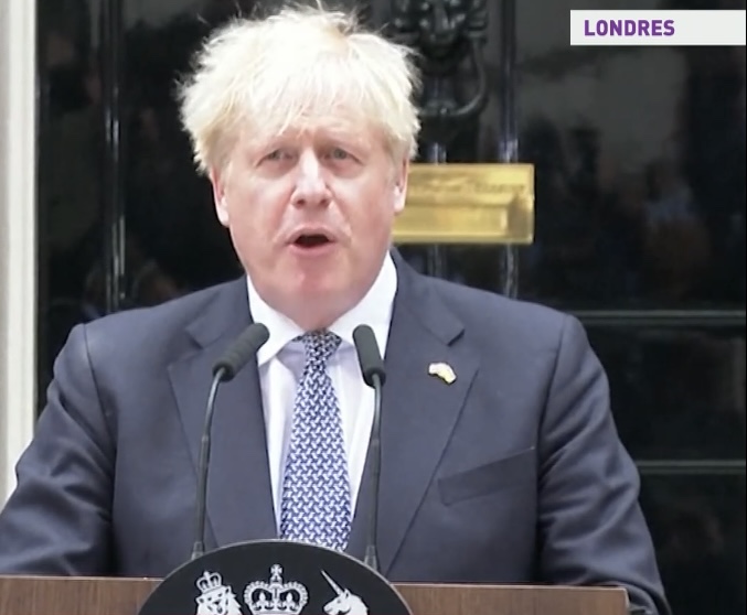 Dimite el primer ministro británico Boris&nbsp;Johnson