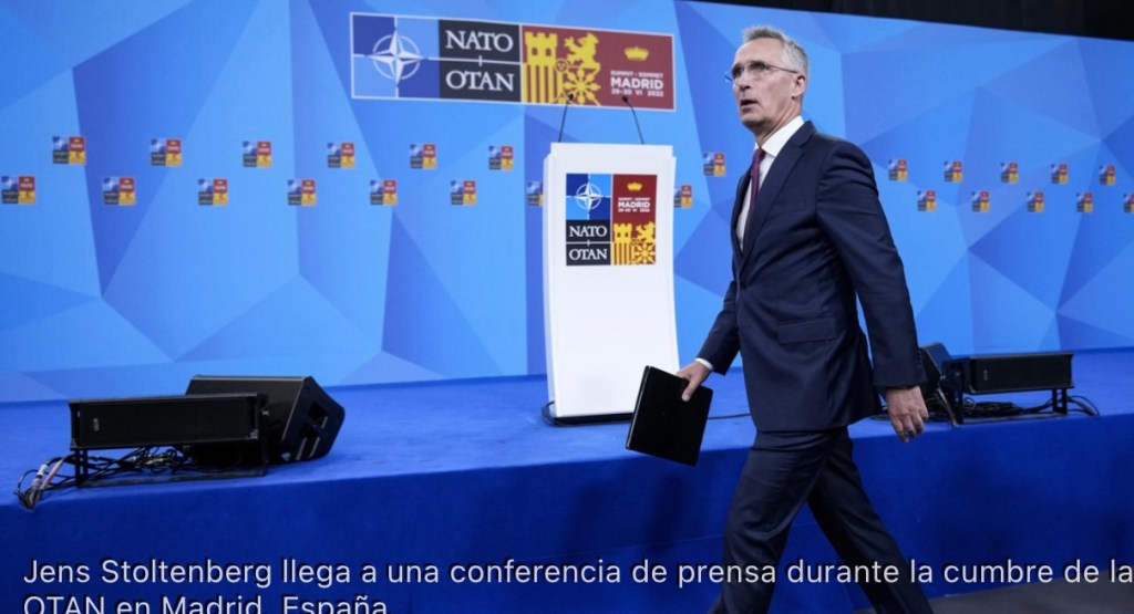 Stoltenberg sobre la admisión de Suecia y Finlandia en la OTAN: «Putin quería menosOTAN, ahora recibe más OTAN en sus&nbsp;fronteras»