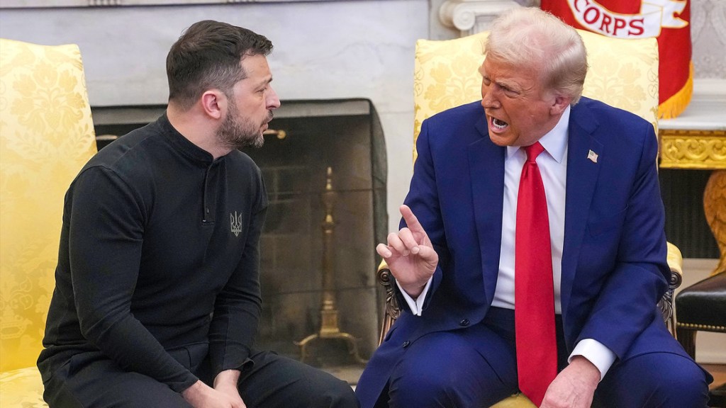 Trump: «Zelenski no tendrá nada hasta que yo lo&nbsp;apruebe»